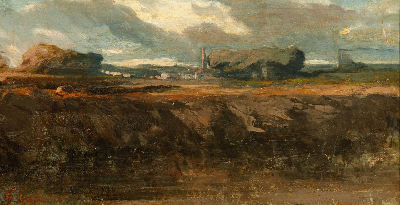 Paysage près d"Ornans by Gustave Courbet
