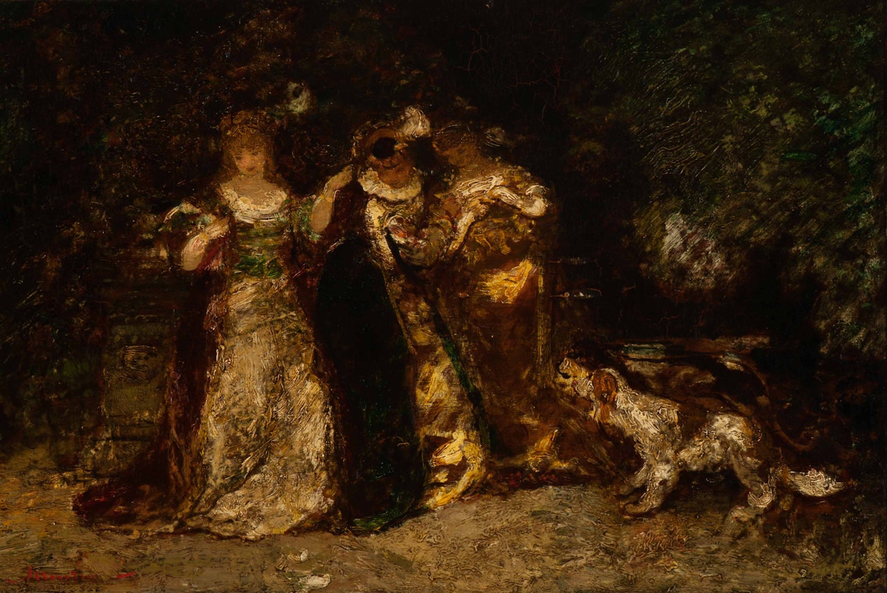 Dreams of opera by Adolphe Monticelli