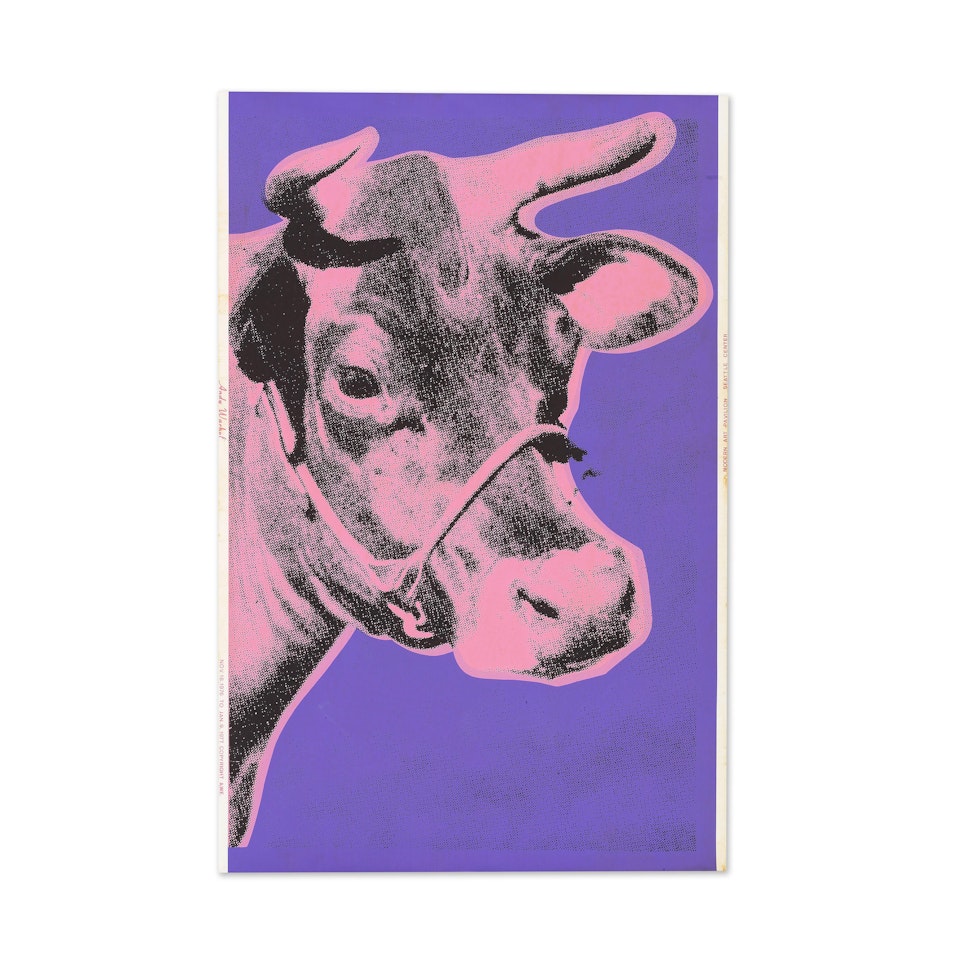 Cow wallpaper by Andy Warhol