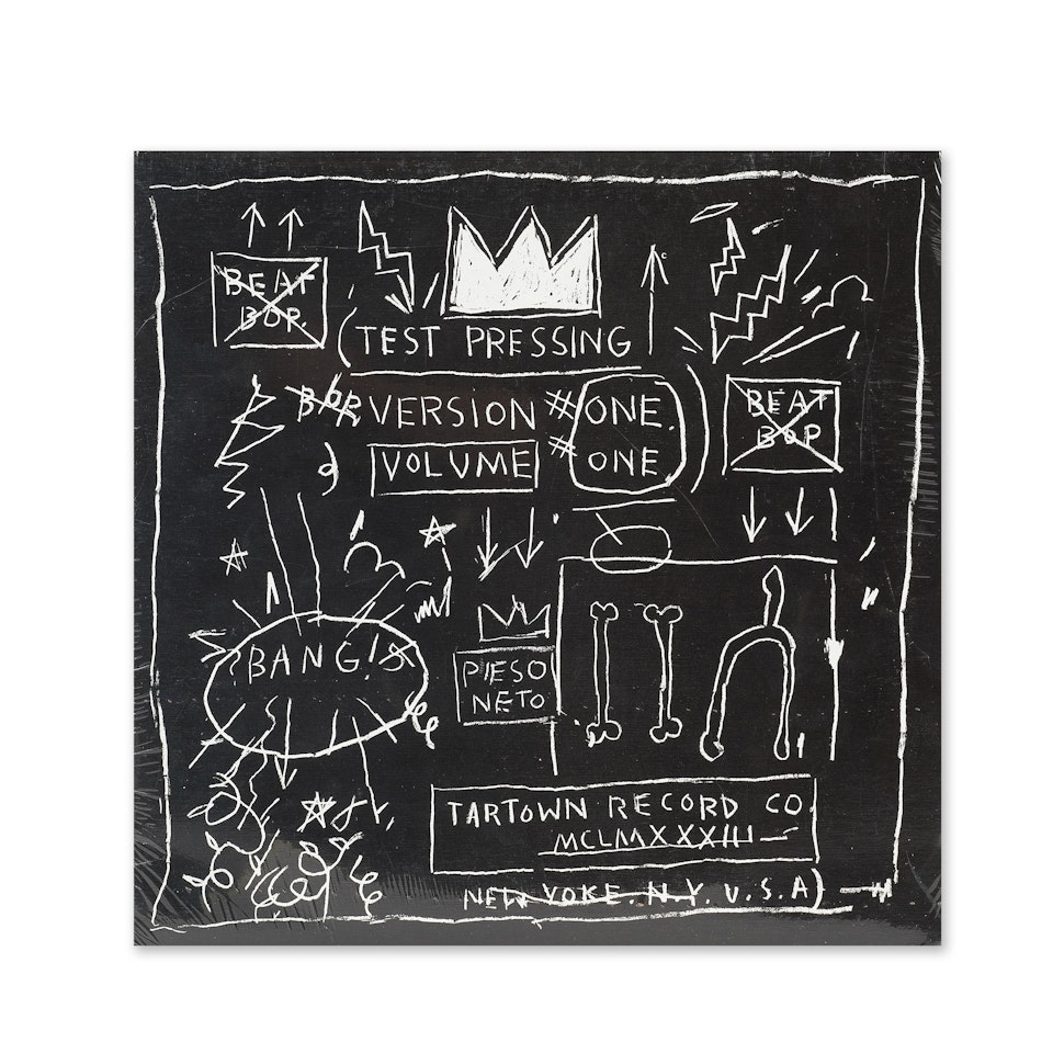 Beat bop/Test pressing by Jean-Michel Basquiat