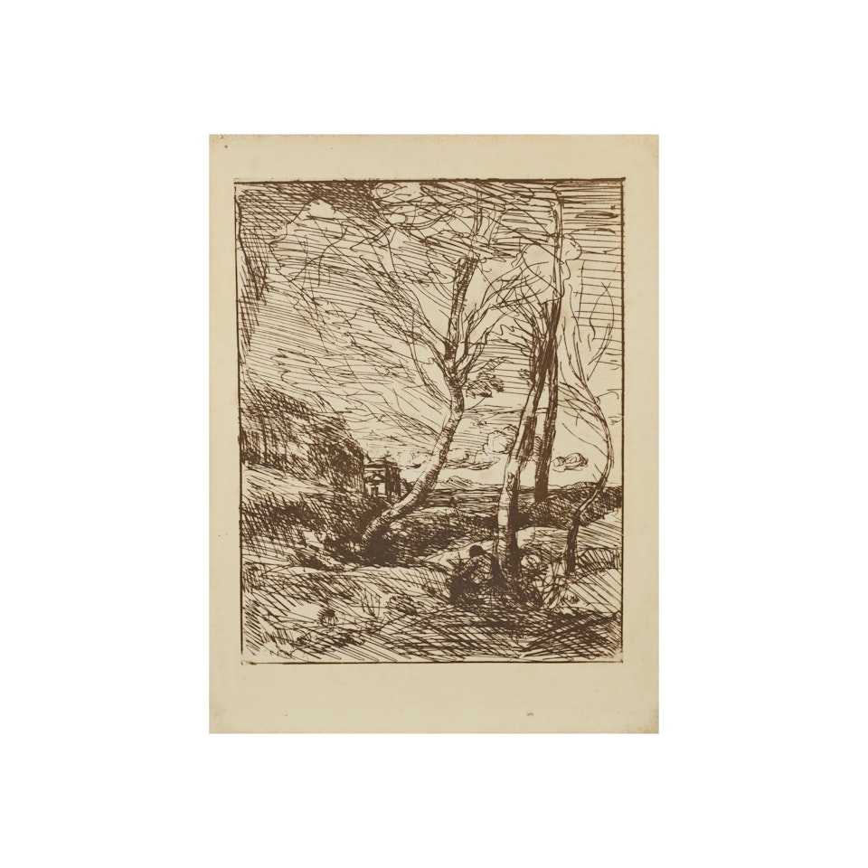 L"Artiste en Italie by Jean Baptiste Camille Corot