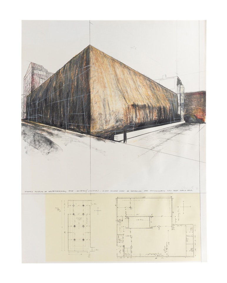 Wrapped Museum of Contemporary Art, Project for Chicago by Christo