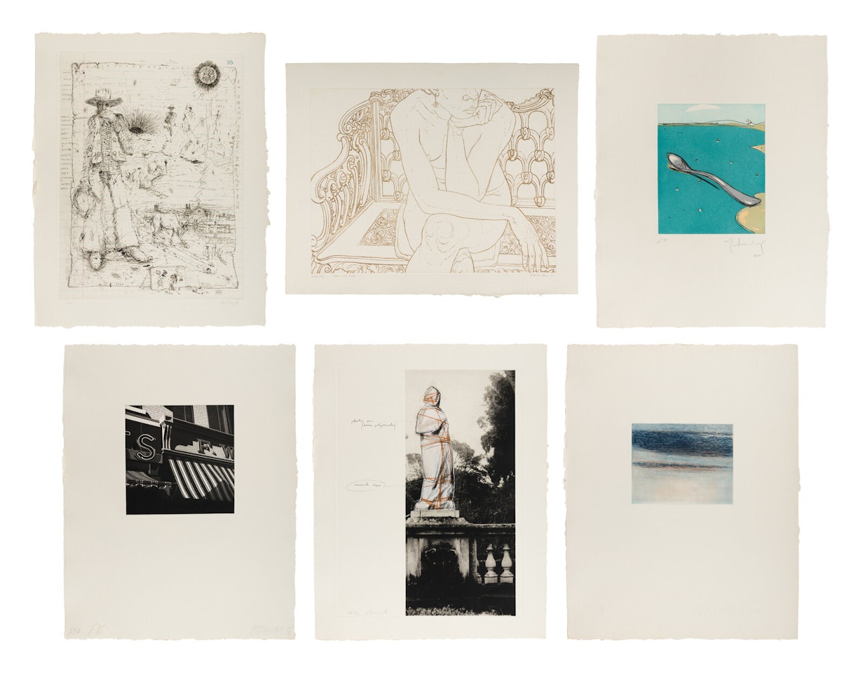 Landfall Press Etching Portfolio (complete portfolio of 6) by Various Artists