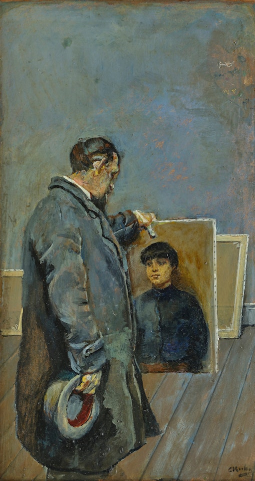 An art connoisseur by Christian Krohg