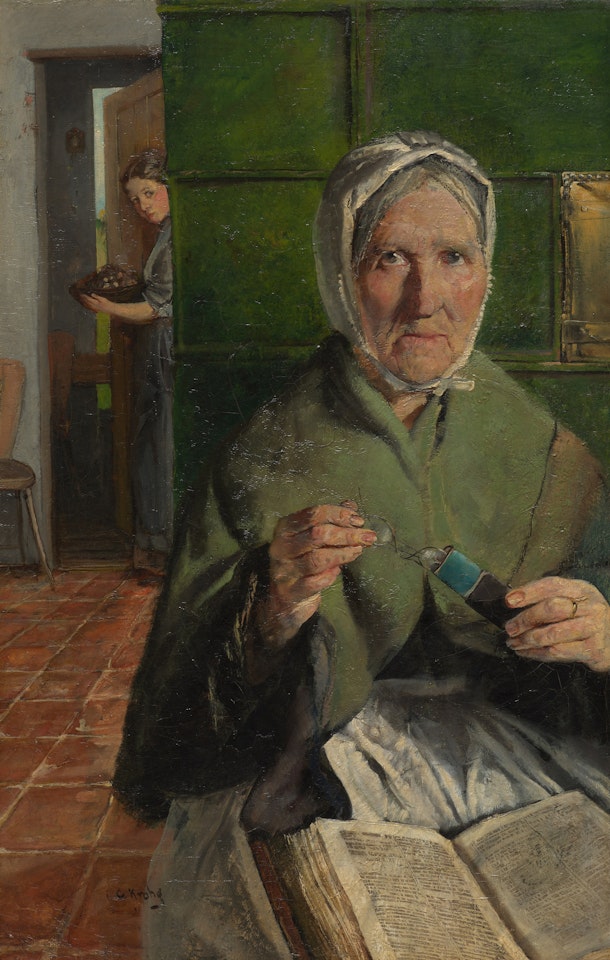 "Old Wife" by Christian Krohg