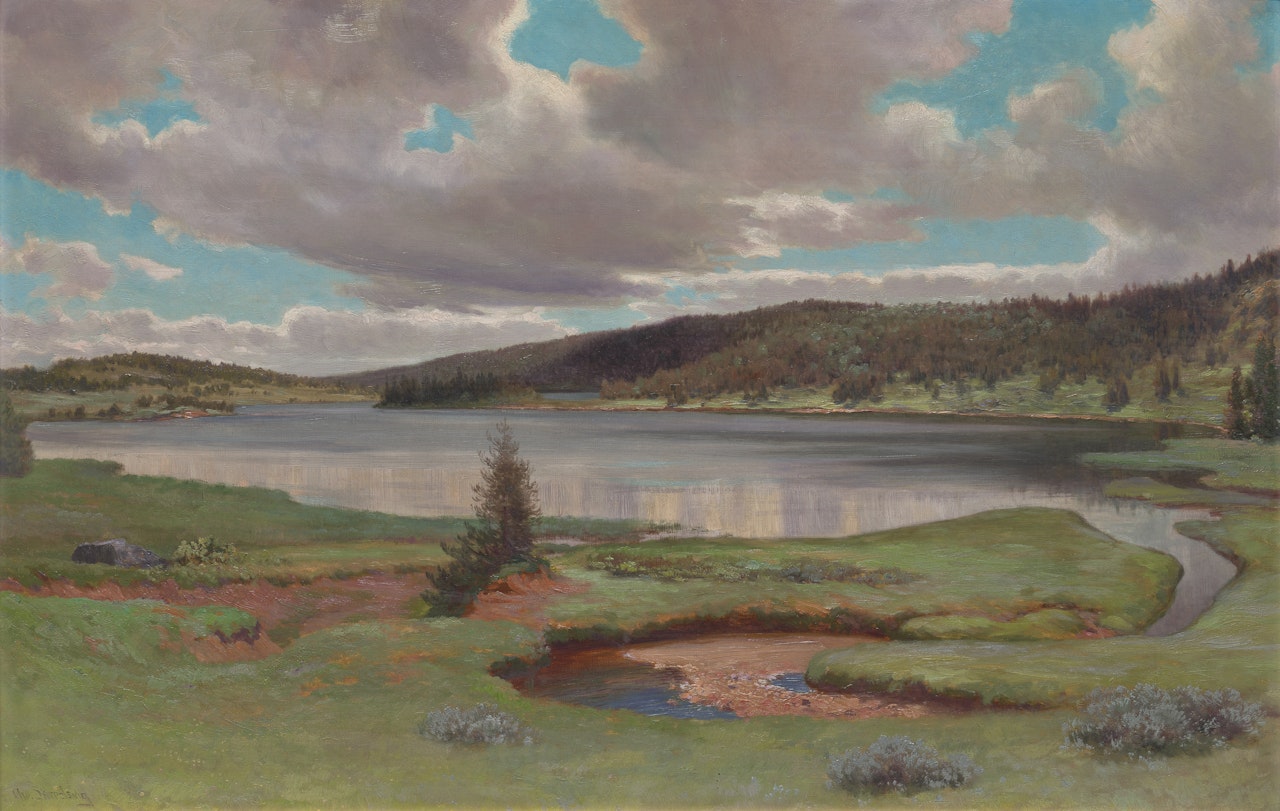 "Gammelsterjernet I" Eggedal by Christian Skredsvig