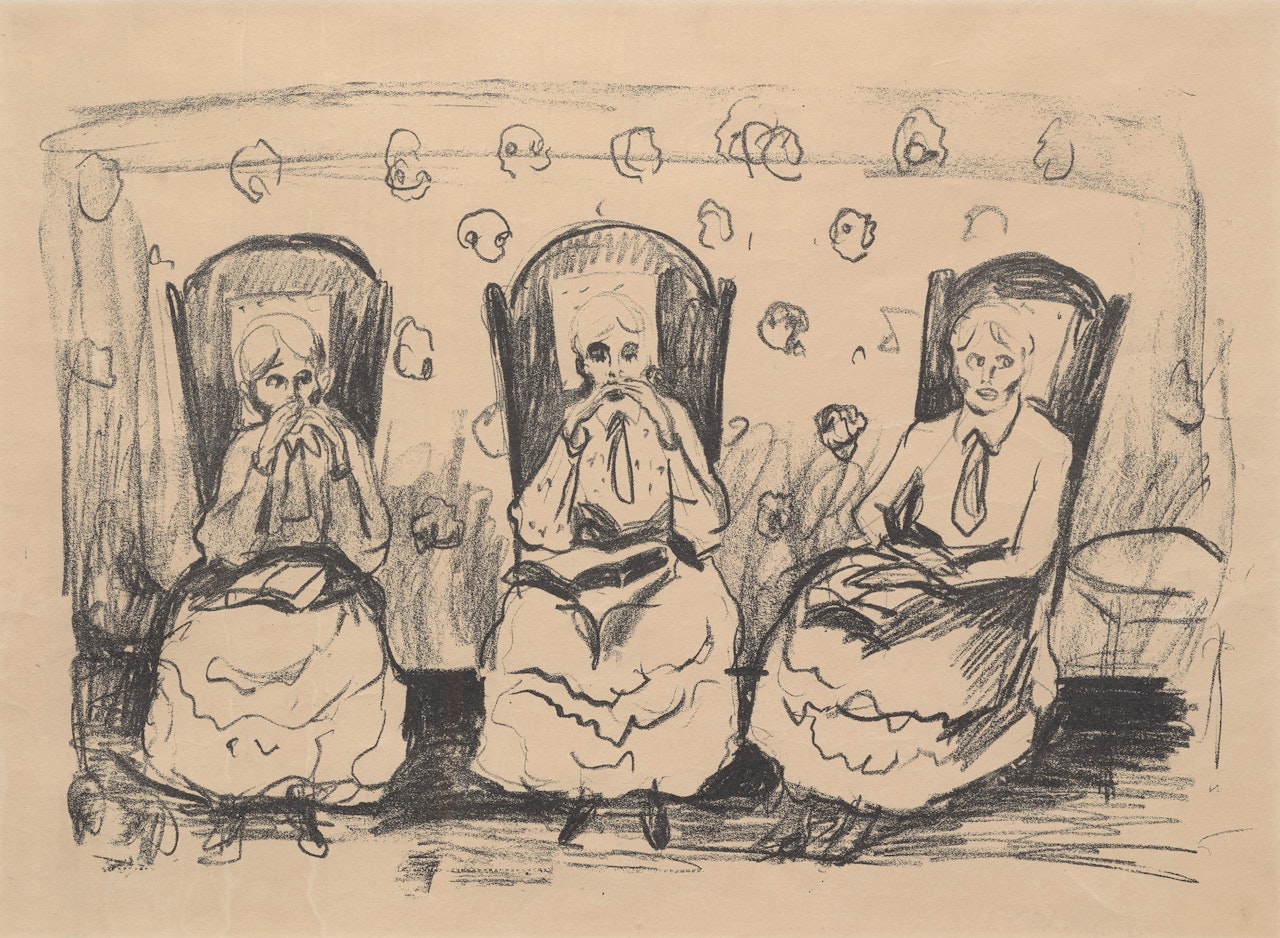 "Three old ladies" / "Three old Ladies" by Edvard Munch