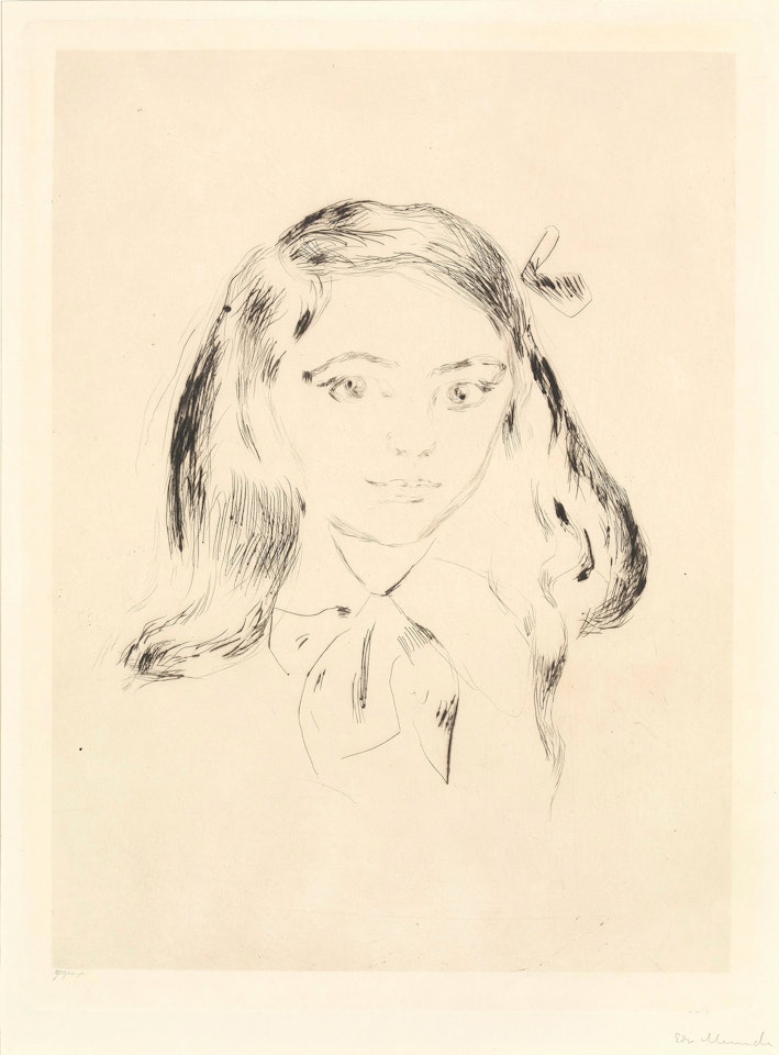 "Paul Cassirer"s daughter"/"Paul Cassirer"s daughter" by Edvard Munch