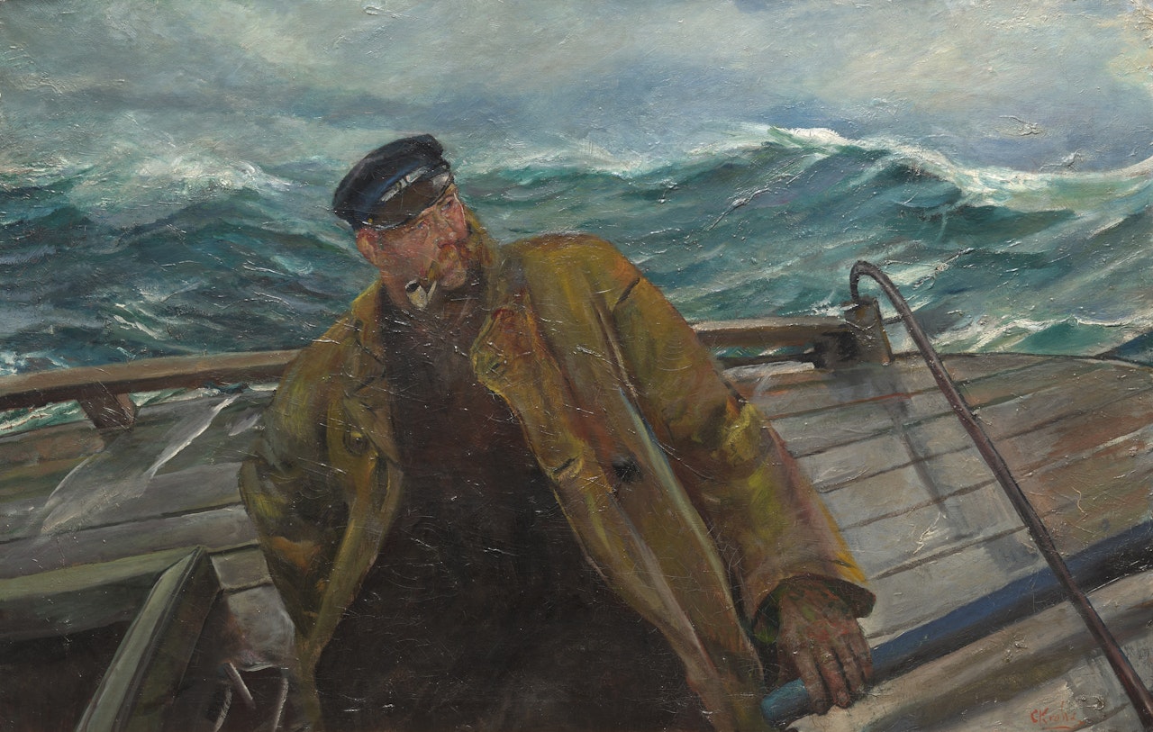 "Away with the Weather" by Christian Krohg