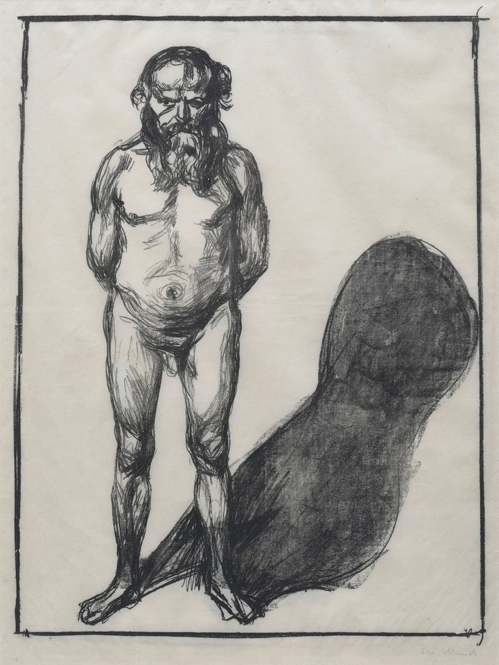 "Mannsakt" / "Male nude" by Edvard Munch