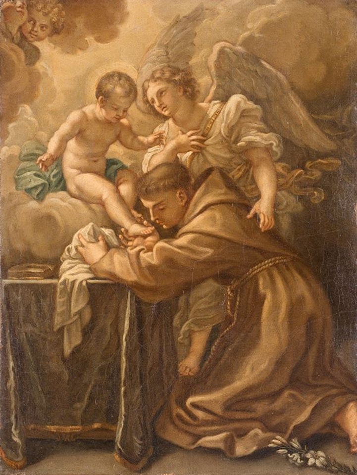 Saint Anthony with Child by Neapolitan School