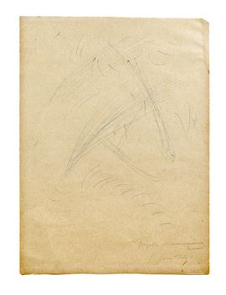 Design for neon lighting by Lucio Fontana