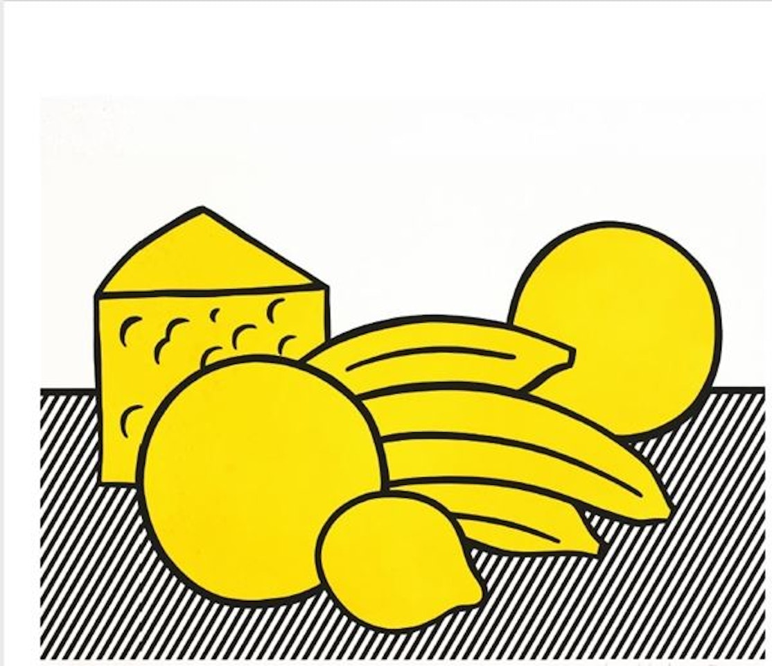 Yellow Still Life, from Six Still Lifes (C. 133), Performed in 1974 by Roy Lichtenstein