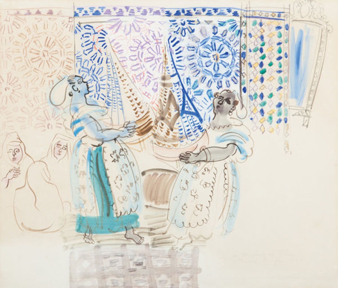 Moroccan ceremony by Raoul Dufy