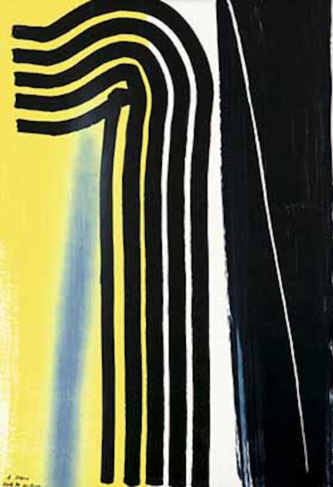Composition, Christmas 1974 by Hans Hartung