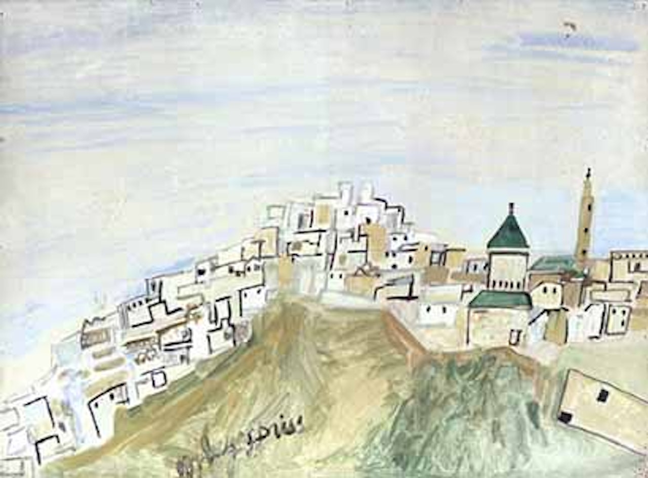 View of Moulay Idriss Zarhoun by Jilali Gharbaoui