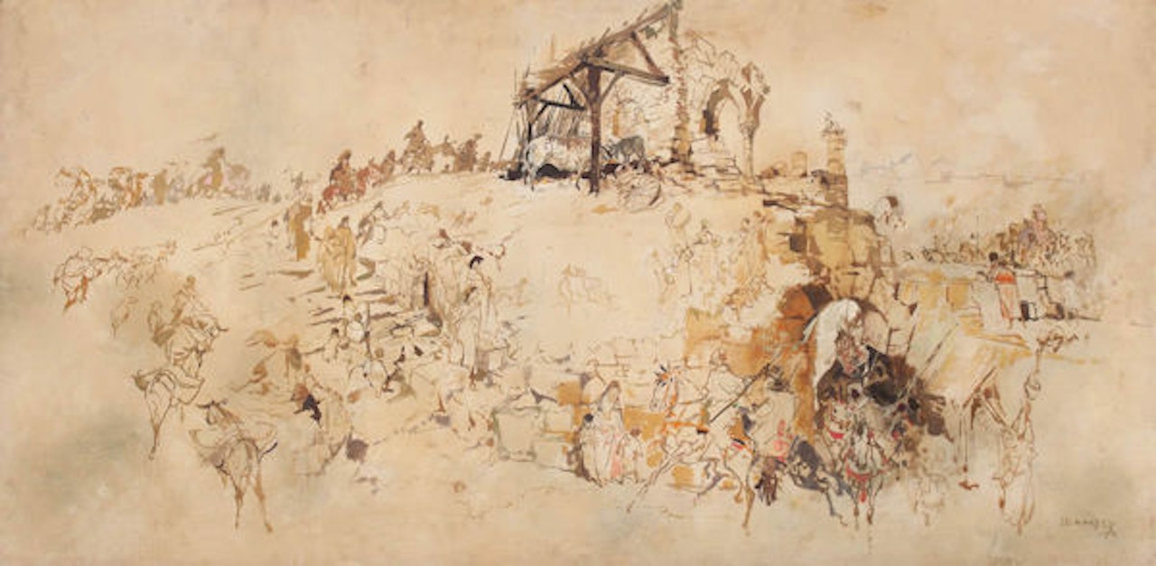 The arrival of the boss by Jean Gaston Mantel