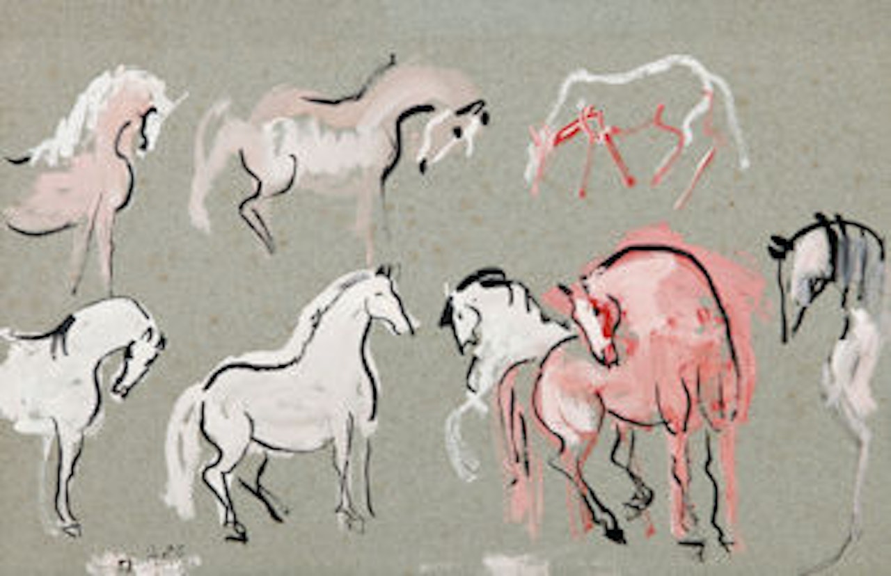 Horses running free by Hassan El Glaoui
