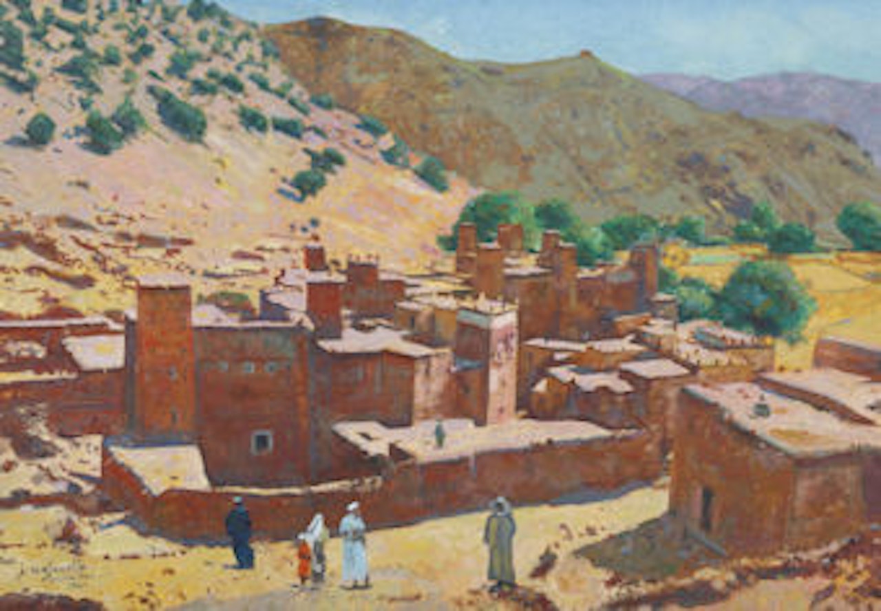 The Anemiter kasbah by Jacques Majorelle