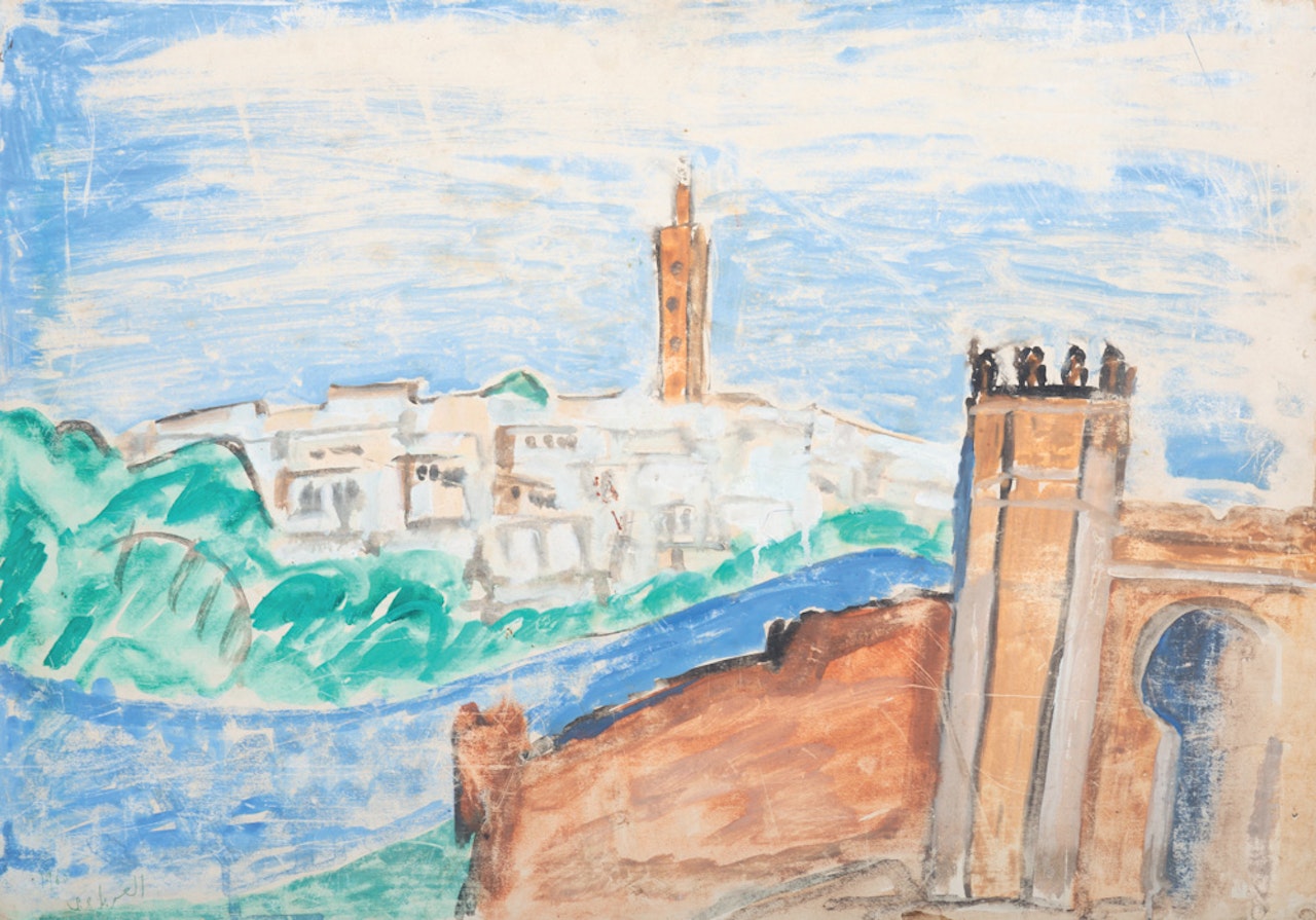 View of Fez by Jilali Gharbaoui