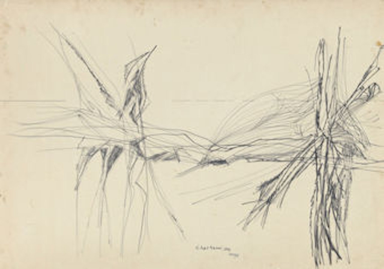 Composition, March 1963 by Jilali Gharbaoui
