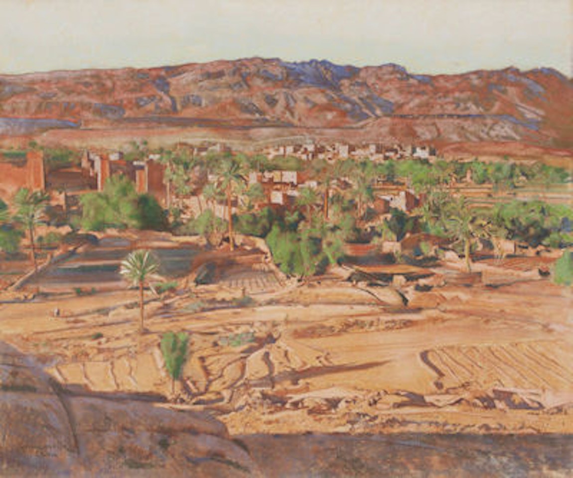 The valley and the oasis of todgha by Jacques Majorelle