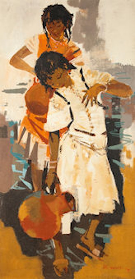 The Water Carriers by Jean Gaston Mantel