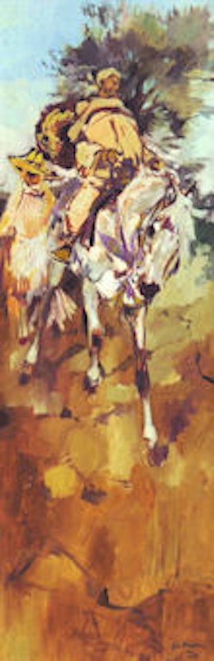 Rider On Horseback by Jean Gaston Mantel