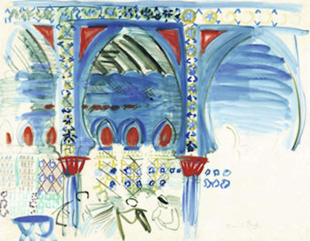 Moroccan coffee by Raoul Dufy