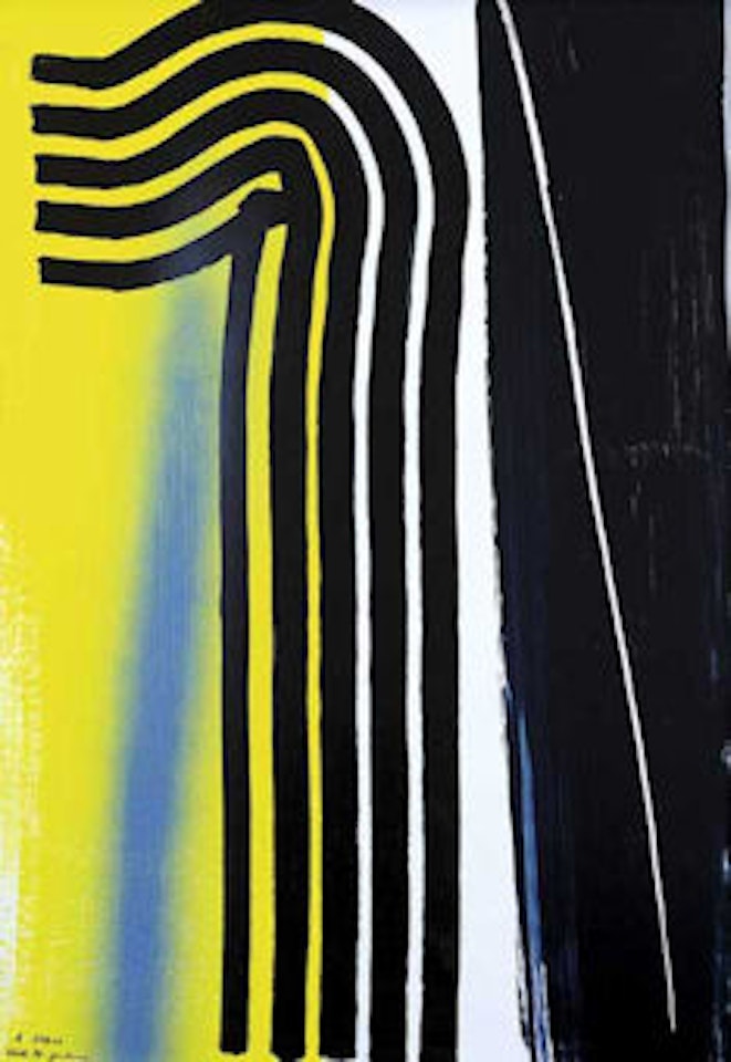 Composition, noËl 1974 by Hans Hartung