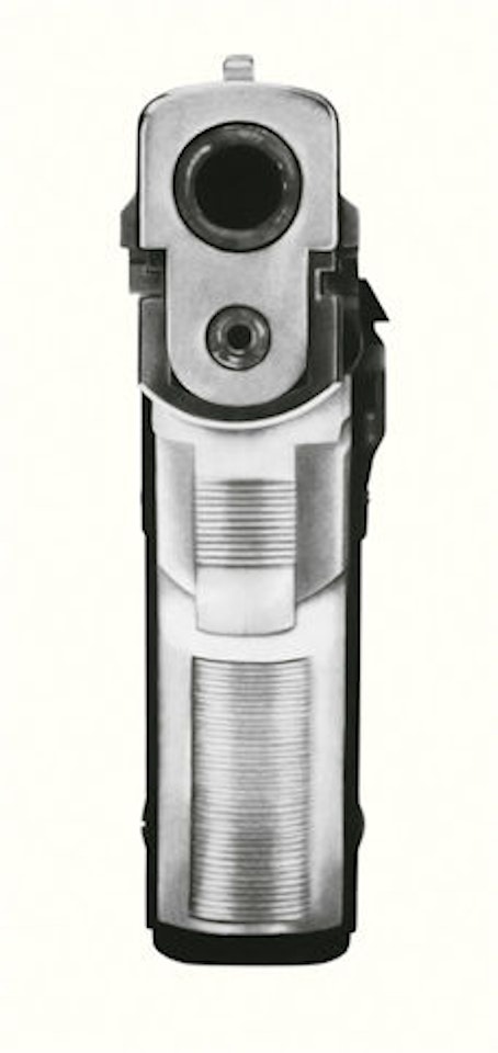 Untitled (bodyhammer: 9mm) by Robert Longo