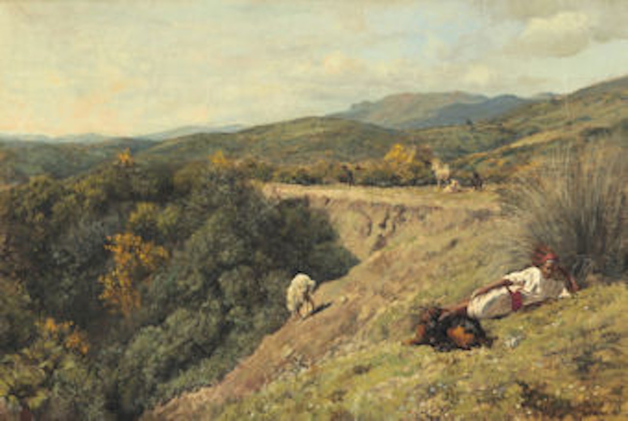 The shepherd, Tetouan by Edwin Lord Weeks