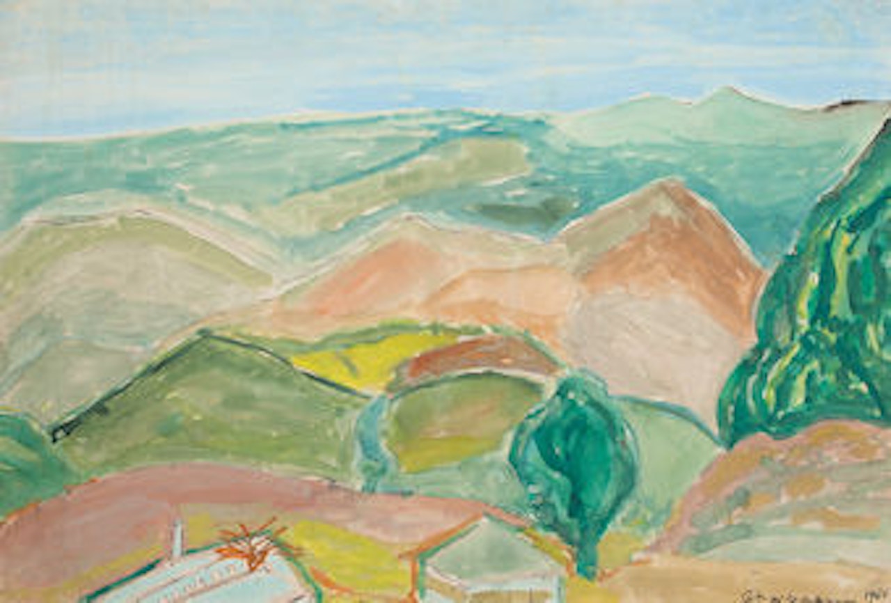 Landscape by Jilali Gharbaoui