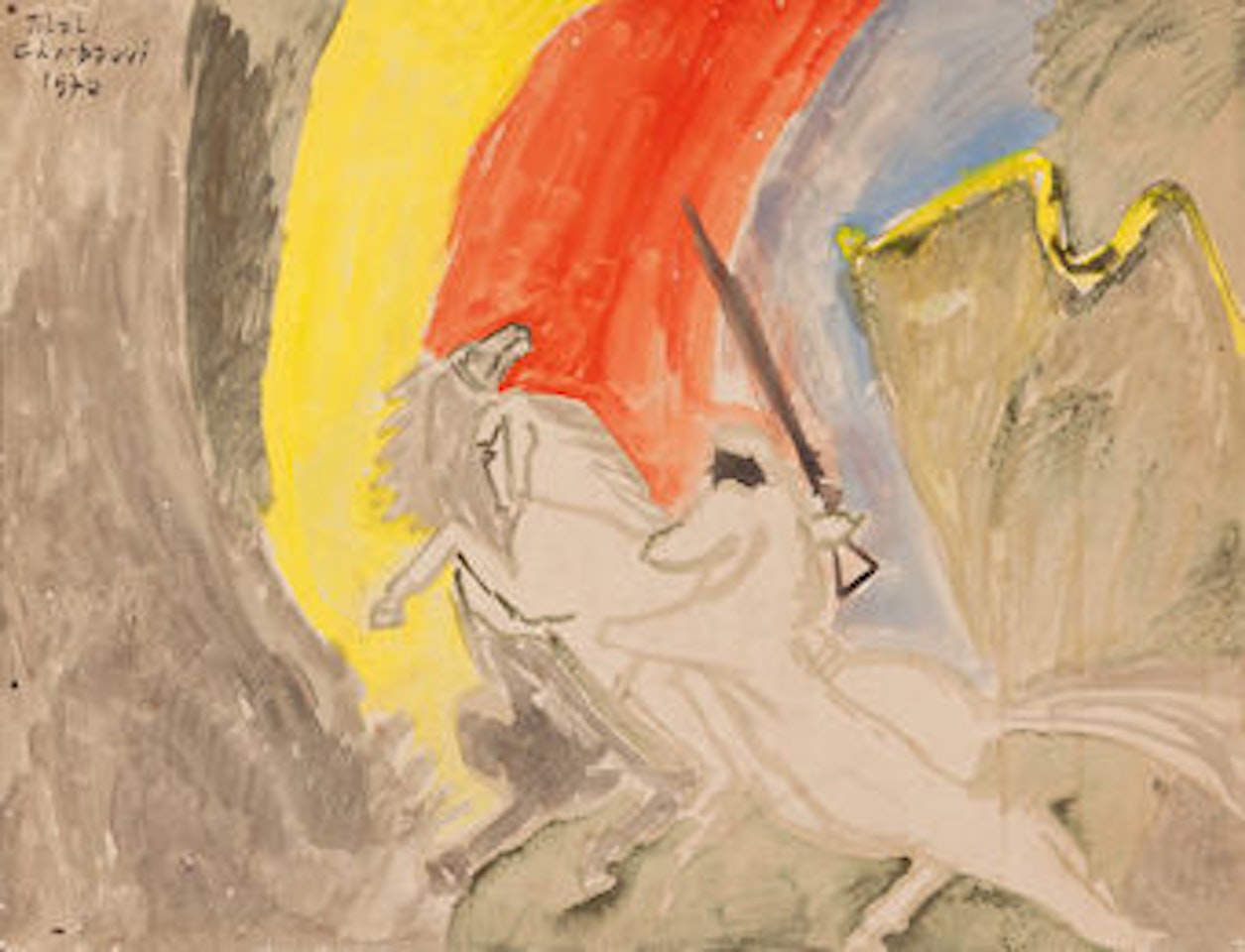 Horseman of fantasia by Jilali Gharbaoui