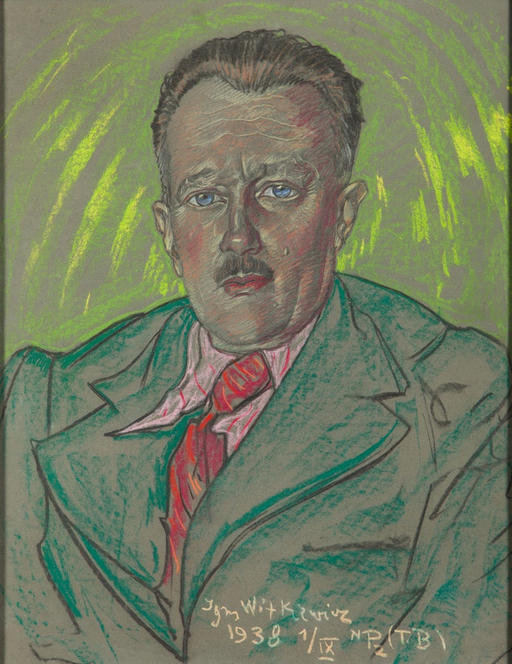 Male portrait by Stanislaw Ignacy Witkiewicz