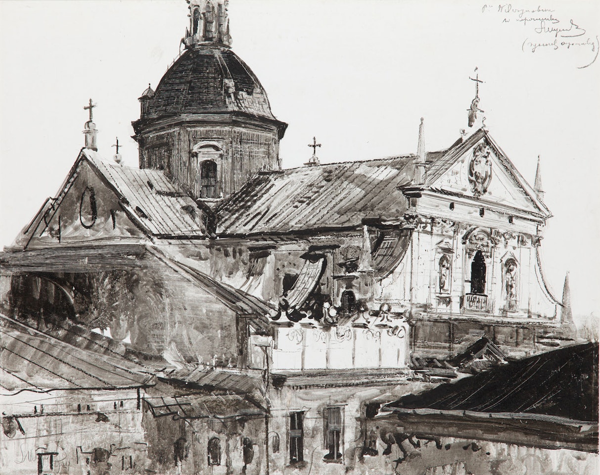 Church of Saint Peter and Paul in Krakow by Leon Wyczolkowski