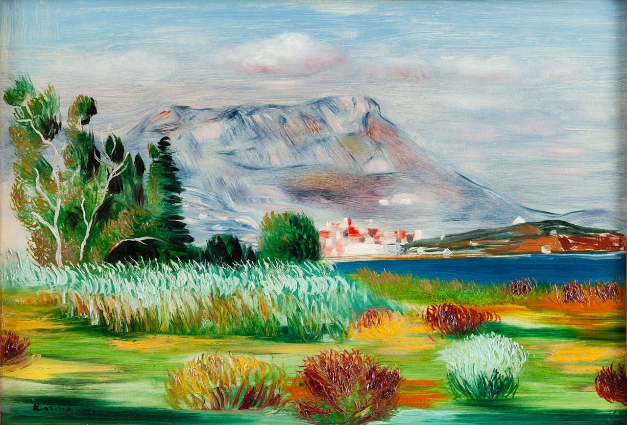 "Tamaris" ("La Seyne-sur-Mer, pres de Toulon") by Moïse Kisling