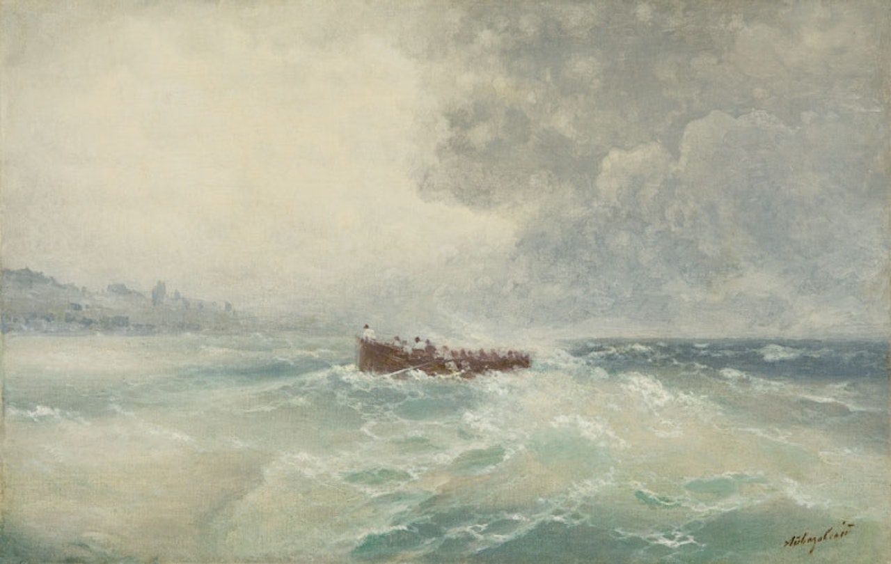 Storm in Crimea by Ivan Konstantinovich Aivazovsky