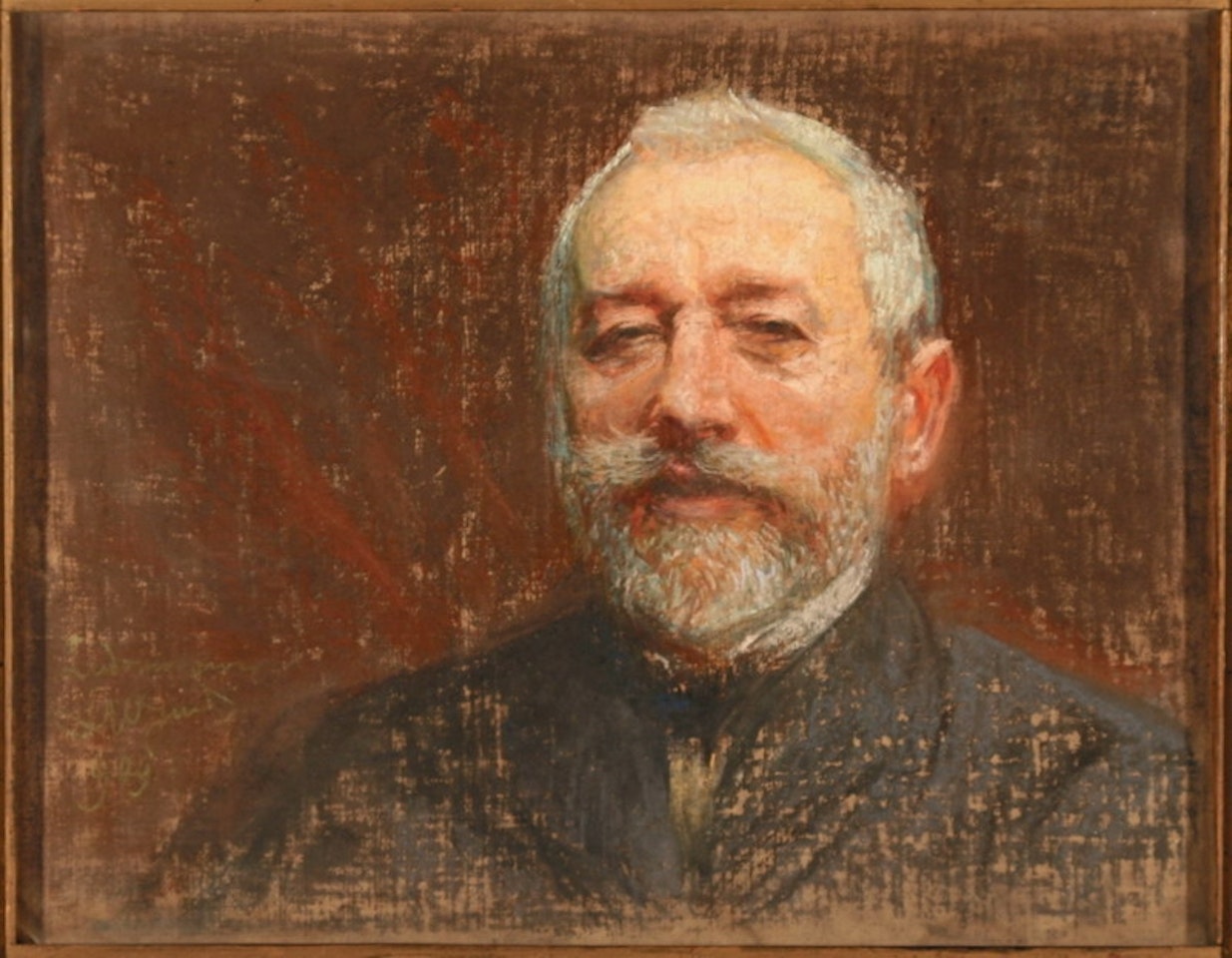 Portrait of the painter Ludomir Benedyktowicz (1844 - 1926) by Leon Wyczolkowski