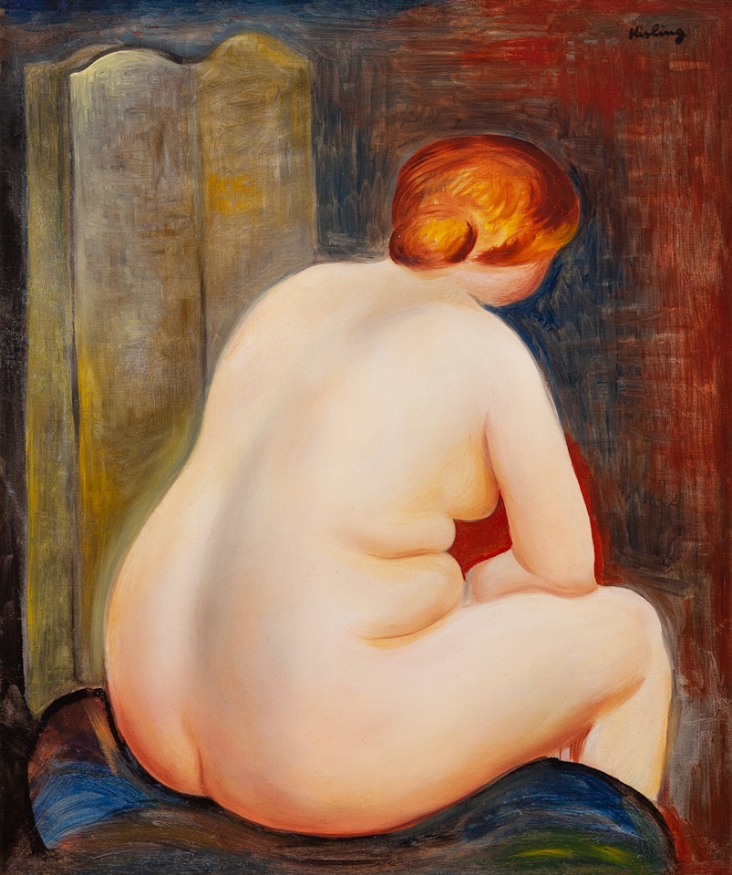 Nude of Kiki de Montparnasse ("Kiki nu de dos") by Moïse Kisling