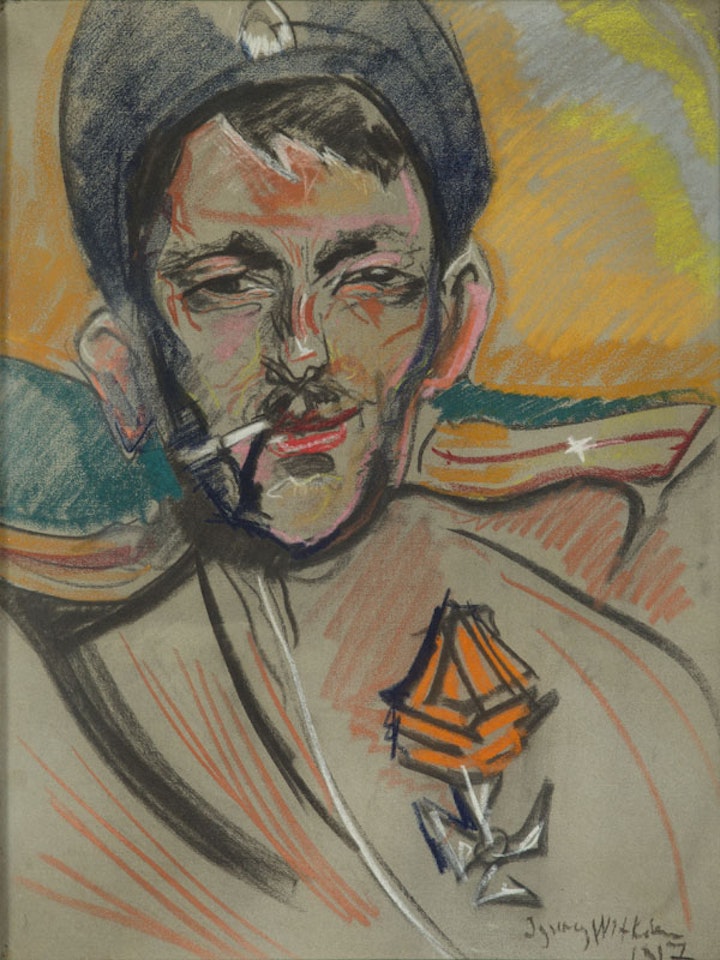 Portrait of Man by Stanislaw Ignacy Witkiewicz
