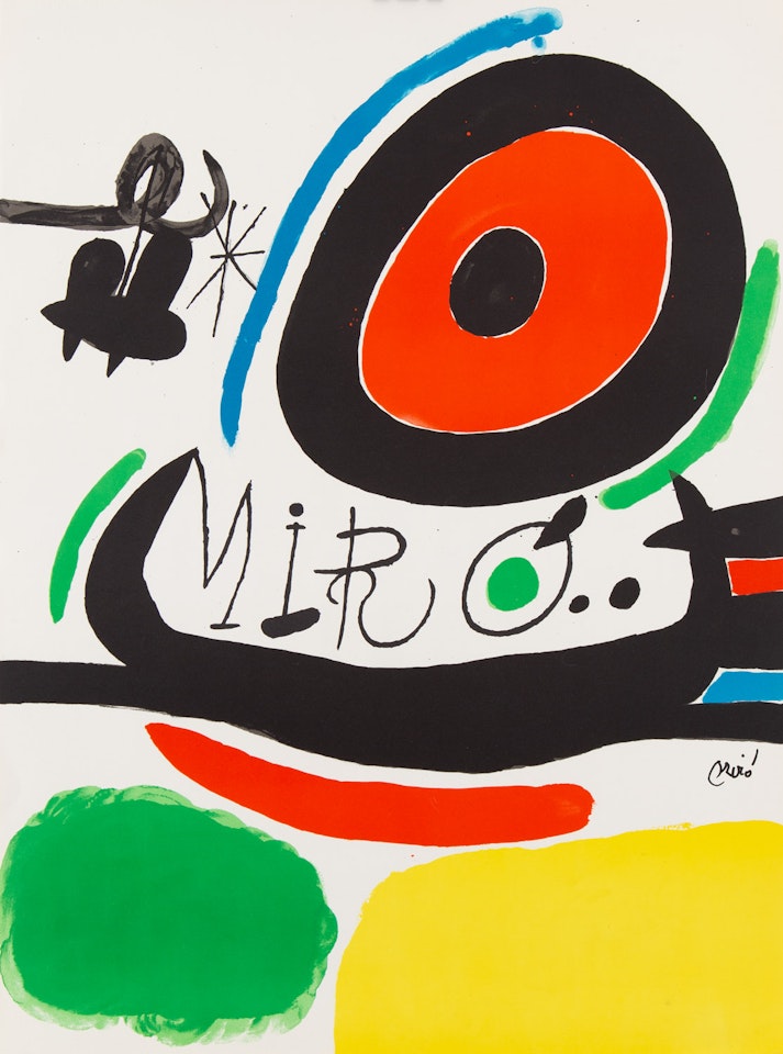 "TRES LLIBRES" (avant la lettre) by Joan Miró