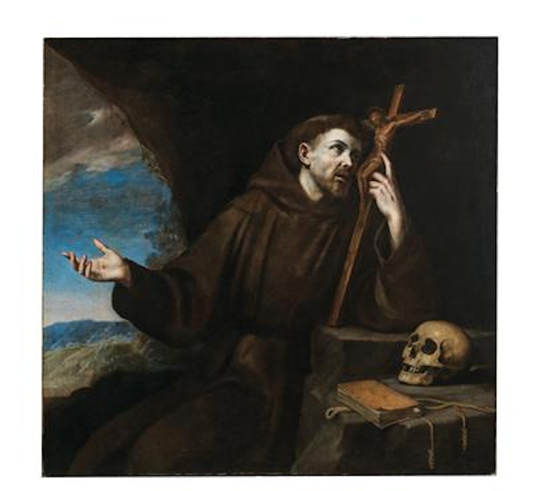 The penitent Saint Francis by Jusepe de Ribera