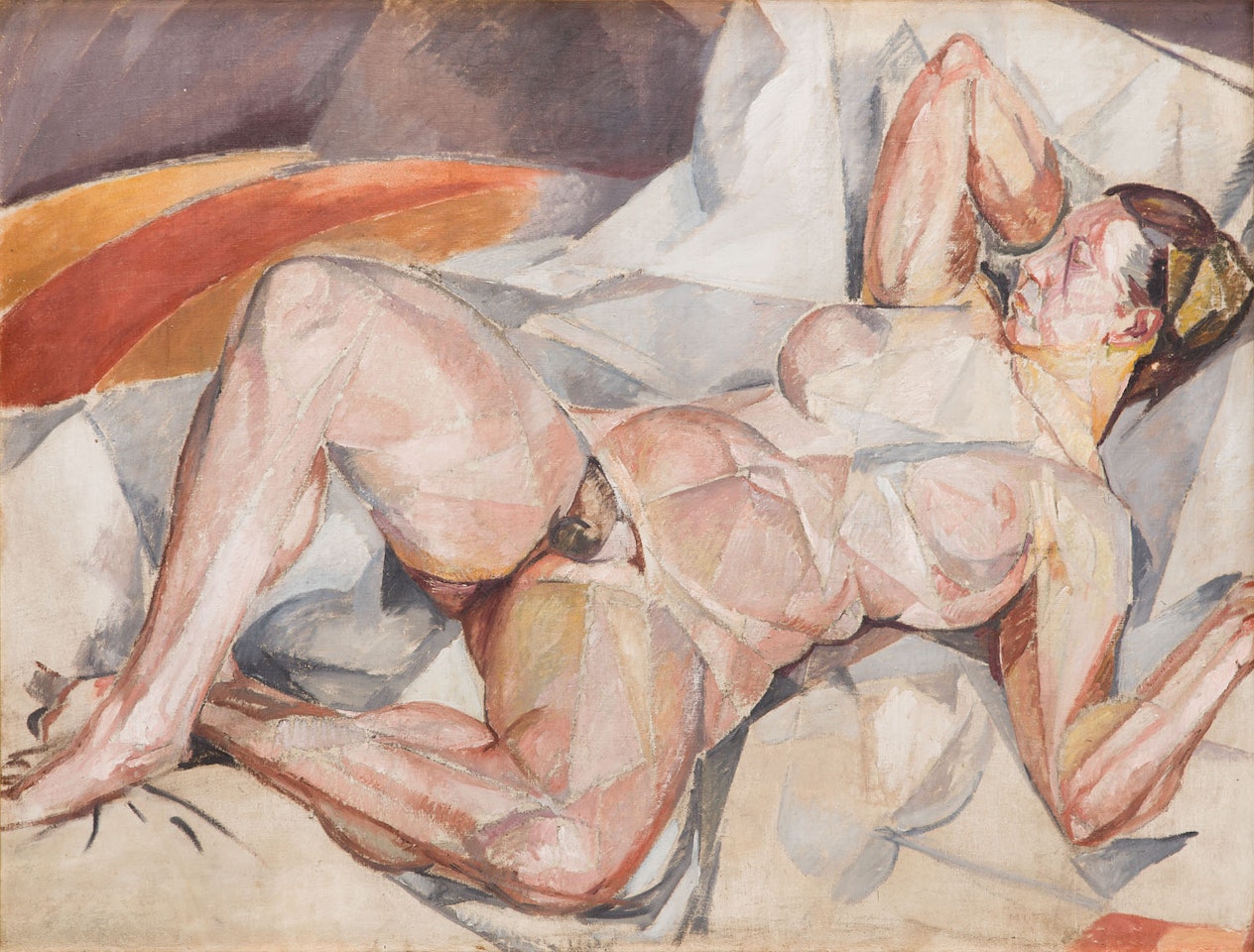 "Cubist nude" by Mela Muter