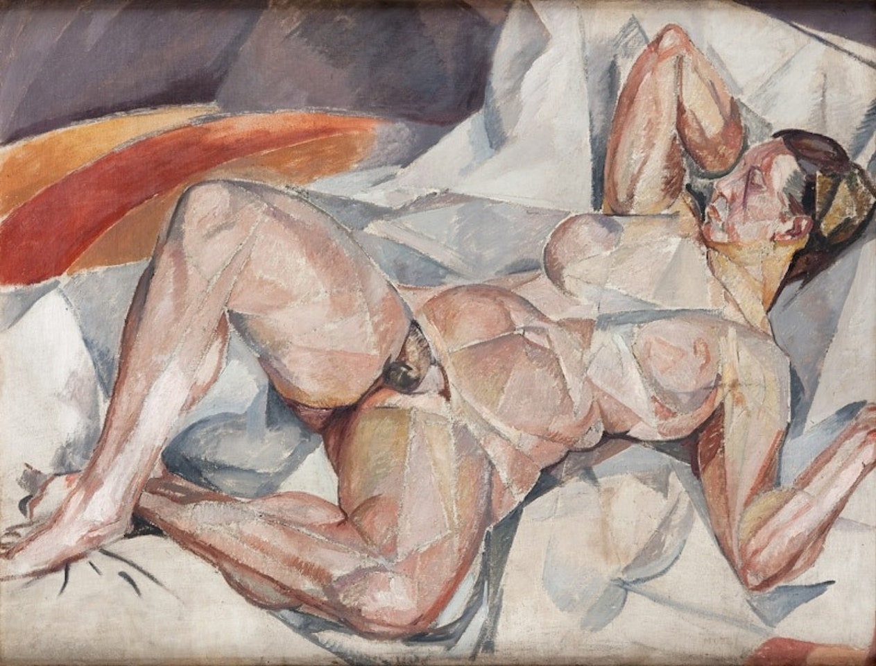 "Cubist Nude" by Mela Muter