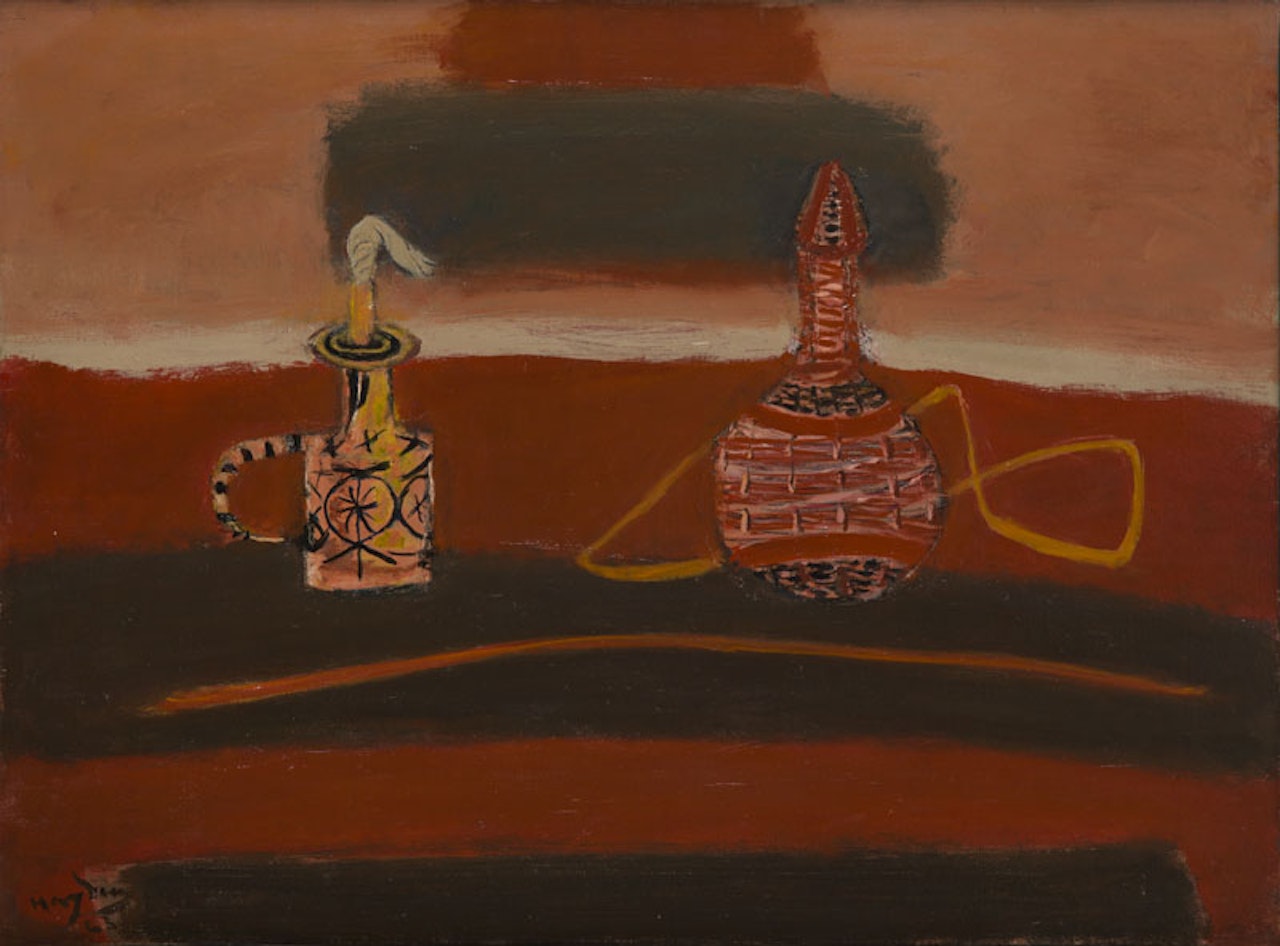 Still Life with Peruvian Lamp by Henri Hayden