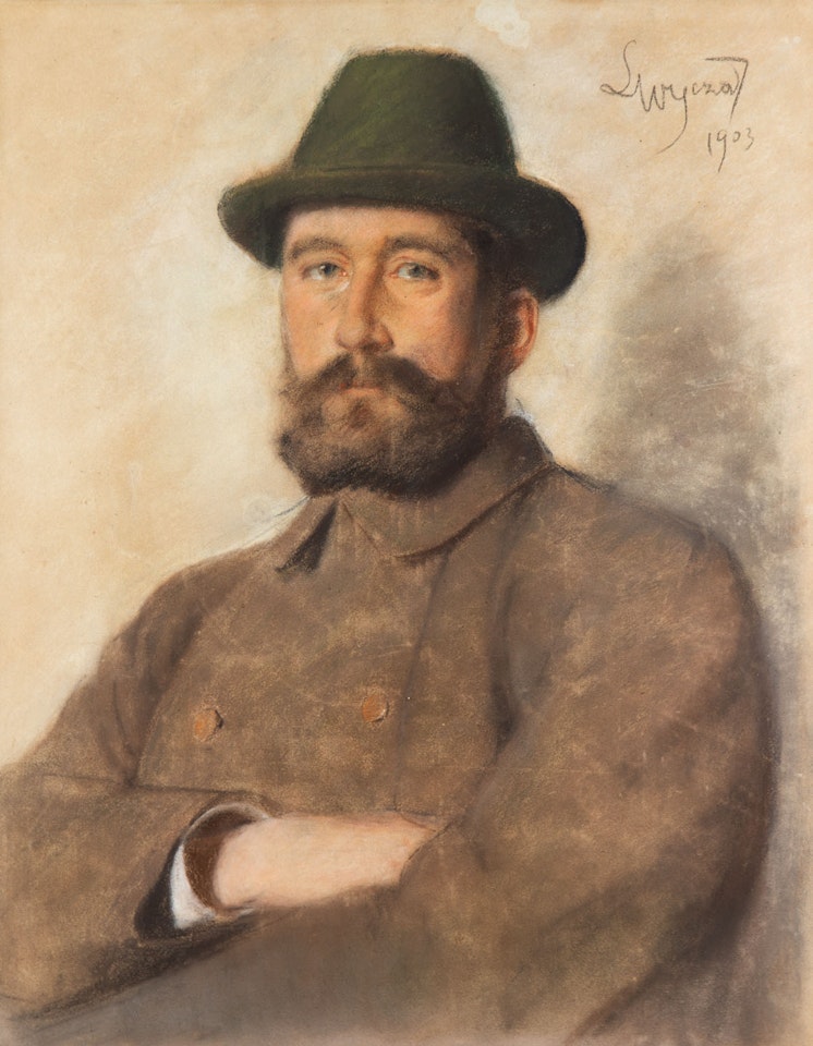 Portrait of a man by Leon Wyczolkowski