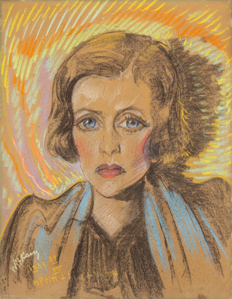 Portrait of Zofia Brezowa by Stanislaw Ignacy Witkiewicz