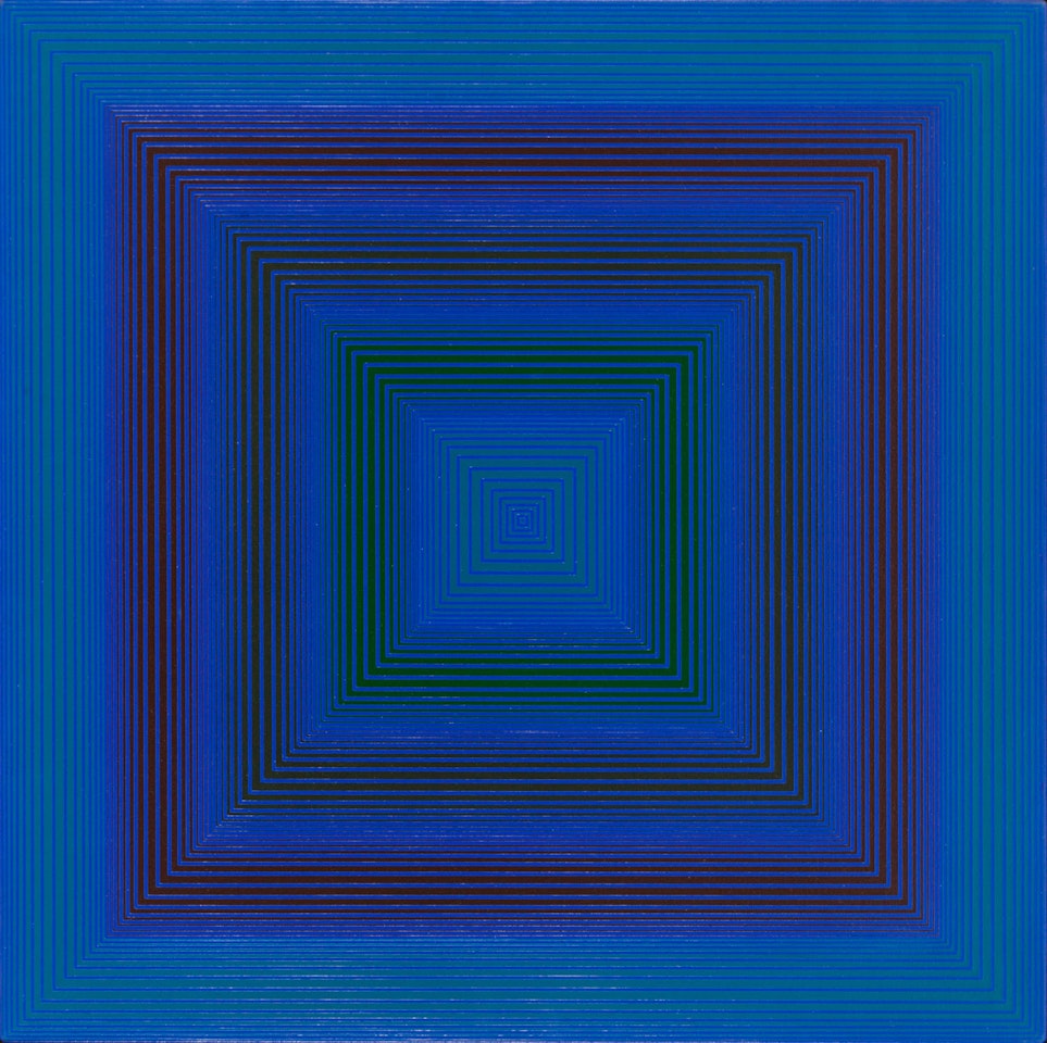 "Indigo" by Richard Anuszkiewicz