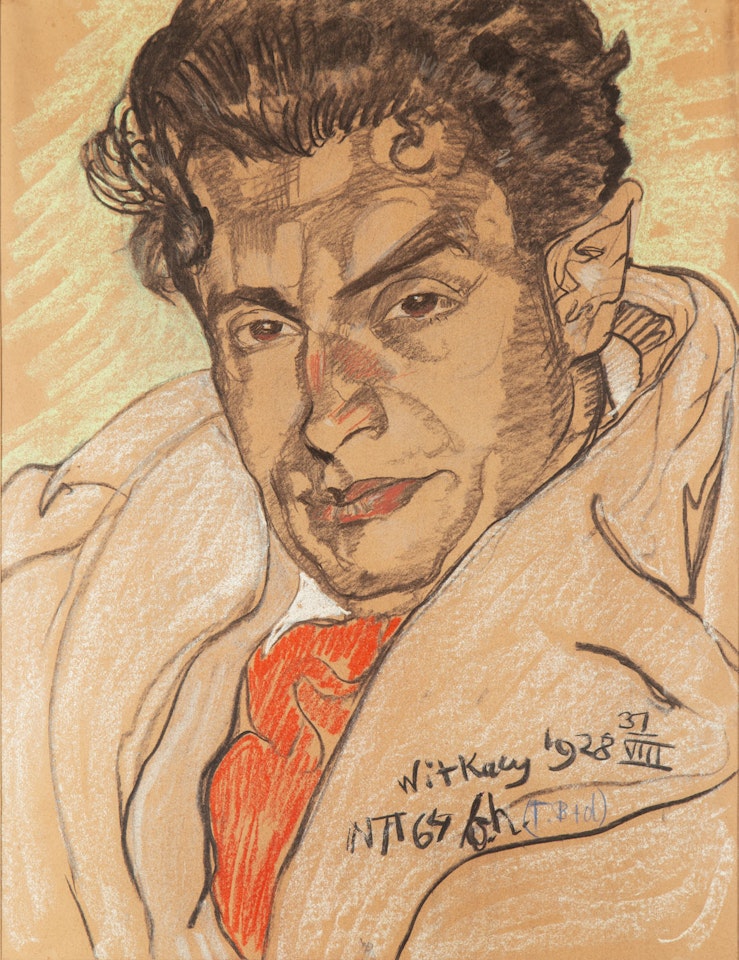 Portrait of a man by Stanislaw Ignacy Witkiewicz